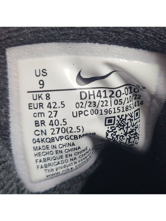 NEW Nike Air Jordan 12 Low Playoffs Golf Shoes DH4120-010 Size 9 White Black #1 main image 4